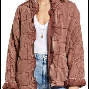 NEW FREE PEOPLE DOLMAN QUILTED JACKET